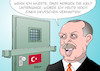 Cartoon: Erdogan (small) by Erl tagged türkei,präsident,erdogan,putsch,versuch,säuberung,verhaftungen,militär,bildung,presse,journalisten,umbau,demokratie,präsidialsystem,meinungsfreiheit,pressefreiheit,verhaftung,deutsche,spannungen,verhältnis,deutschland,gefängnis,karikatur,erl