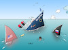 Cartoon: EU-Gipfel (small) by Erl tagged eu,gipfel,untergang,rettung,egoismus,nationalismus,solidarität,flüchtlinge,flüchtlingsfrage,brexit,trump,putin,usa,russland,großbritannien,rechtspopulismus,schiff,meer,see,haie,boot,flüchtlingsboot,rettungsboot,karikatur,erl