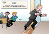 Cartoon: G20 (small) by Erl tagged g20,gruppe,industrieländer,schwellenländer,wichtig,gipfel,australien,ukraine,konflikt,usa,eu,russland,sanktionen,obama,merkel,putin,karikatur,erl