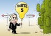 Cartoon: Hartz 5 (small) by Erl tagged hartz,vier,reform,von,der,leyen,ursula,bundesverfassungsgericht,urteil,kabinett,beschluss,bundesrat,kaktus,luftballon