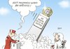 Cartoon: Mammon (small) by Erl tagged ladenöffnungszeiten sonntag einkauf einkäufe gott gebote geld