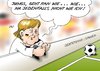 Cartoon: Merkel feuert an (small) by Erl tagged fußball,wm,halbfinale,deutschland,spanien,merkel,anfeuern,daumendrücken,zaudern,zögern,führungsschwäche