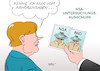 Cartoon: Merkel NSA (small) by Erl tagged bundeskanzlerin,angela,merkel,aussage,nsa,untersuchungsausschuss,abhörskandal,abhöraffäre,abhören,ausspionieren,email,internet,smartphone,geheimdienst,usa,deutschland,bnd,ahnungslosigkeit,wissen,karikatur,erl
