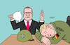 Cartoon: Pistorius (small) by Erl tagged politik,bundeswehr,verteidigungsminister,boris,pistorius,neuausrichtung,verteidigung,landesverteidigung,bündnisverteidigung,kriegstüchtig,effizient,reform,verwaltung,beschaffung,aufwecken,tüte,luft,platzen,karikatur,erl