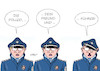 Cartoon: Polizei I (small) by Erl tagged politik,polizei,nrw,chatgruppe,whatsapp,rechtsextremismus,rassismus,nationalsozialismus,netzwerk,häufung,einzelfälle,karikatur,erl