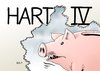 Cartoon: Schweinerei (small) by Erl tagged sparpaket,regierung,schwarzgelb,cdu,csu,fdp,kürzung,hartz,iv,ungerecht,hart