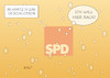 Cartoon: SPD Hartz IV (small) by Erl tagged politik,spd,sozialdemokratische,partei,deutschlands,sozial,gerechtigkeit,bundeskanzler,gerhard,schröder,einführung,hartz,iv,neoliberal,armut,aufgabe,markenkern,abwanderung,wähler,machtverlust,umfragetief,neuorientierung,karikatur,erl