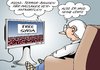Cartoon: Syrien (small) by Erl tagged syrien,diktator,assad,bürgerkrieg,massaker,terror,banden,regierungstruppen,militär,aufständische,rebellen,fernsehen,nachrichten