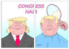 Cartoon: Trump Kongress (small) by Erl tagged politik,usa,parlament,wahlen,demokraten,mehrheit,kongress,opposition,präsident,donals,trump,macht,stutzen,haare,frisur,friseur,salon,karikatur,erl