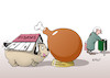 Cartoon: Überschuss (small) by Erl tagged politik,finanzen,steuer,steuereinnahmen,überschuss,rekord,armut,infrastruktur,bildung,investitionen,fiskus,geld,karikatur,erl