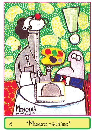Cartoon: painted lunch (medium) by Munguia tagged clown,payaso,munguia,calcamunguia,restaurant,dinner
