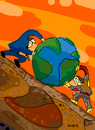 Cartoon: Works (small) by Munguia tagged sisifo works jobs world rich and poor sisyphus