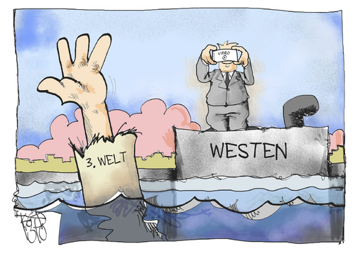 Cartoon: Asylpolitik (medium) by Kostas Koufogiorgos tagged asyl,asylpolitik,westen,flüchtling,lampedusa,karikatur,koufogiorgos,asyl,asylpolitik,westen,flüchtling,lampedusa,karikatur,koufogiorgos