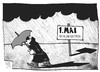Cartoon: 1. Mai (small) by Kostas Koufogiorgos tagged frühling,wetter,regen,tag,der,arbeit,mai,karikatur,koufogiorgos