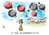 Cartoon: 99 Rote und schwarze Ballons (small) by Kostas Koufogiorgos tagged spd,cdu,koalition,wahlkampf,bundestag,wahl,bundestagswahl,michel,steuern,steuersenkung,wirtschaft,arbeitslosigkeit,jobs,politik,innenpolitik,karikatur,kostas,koufogiorgos
