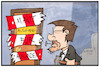 Cartoon: Andreas Scheuer (small) by Kostas Koufogiorgos tagged karikatur,koufogiorgos,illustration,cartoon,andreas,scheuer,rücktritt,maut,debakel,untersuchung,ausschuss,verkehrsminister
