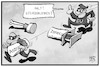 Cartoon: Astra Zeneca (small) by Kostas Koufogiorgos tagged karikatur,koufogiorgos,illustration,cartoon,astra,zeneca,impfstoff,eu,uk,grossbritannien,export,exportstopp,pandemie,corona