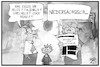 Cartoon: Beim Niedersachsen (small) by Kostas Koufogiorgos tagged karikatur,koufogiorgos,illustration,cartoon,niedersachsen,gastronomie,essen,lockdown,lockerung,corona,pandemie,zeitung