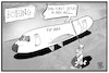 Cartoon: Boeing 737max (small) by Kostas Koufogiorgos tagged karikatur,koufogiorgos,illustration,cartoon,boeing,flugzeug,muell,produktionsstopp,wirtschaft