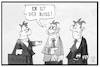 Cartoon: Bosch und VW (small) by Kostas Koufogiorgos tagged karikatur,koufogiorgos,illustration,cartoon,abgasskandal,vw,volkswagen,bosch,dieselgate,strafe,vergleich,usa,justiz,betrug,verantwortung,wirtschaft