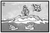 Cartoon: Brexit (small) by Kostas Koufogiorgos tagged karikatur,koufogiorgos,illustration,cartoon,brexit,insel,castaway,yes,no,referendum,eu,europa,austritt,grossbritannien,entscheidung,flaschenpost