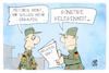 Cartoon: Bundeswehr und Inflation (small) by Kostas Koufogiorgos tagged karikatur,koufogiorgos,bundeswehr,militär,soldat,inflation,kaufen,wirtschaft