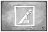Cartoon: Deutsche Bank (small) by Kostas Koufogiorgos tagged karikatur,koufogiorgos,illustration,cartoon,deutsche,bank,verlust,logo,weinen,trauer,bilanz,wirtschaft