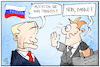 Cartoon: Deutschland-Russland (small) by Kostas Koufogiorgos tagged karikatur,koufogiorgos,illustration,cartoon,deutschland,russland,einladung,einbestellung,konflikt