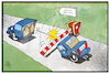 Cartoon: Diesel-Gipfel (small) by Kostas Koufogiorgos tagged karikatur,koufogiorgos,illustration,cartoon,diesel,gipfel,auto,eauto,elektromobilität,schranke,fahrzeug,kfz,verkehrsministerium