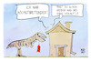 Cartoon: Dino-Versteigerung (small) by Kostas Koufogiorgos tagged karikatur,koufogiorgos,dinosaurier,ebay,versteigerung,sothebys,auktion,skelett,knochen
