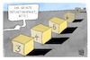 Cartoon: Entlastungspaket Nr. 3 (small) by Kostas Koufogiorgos tagged koufogiorgos,karikatur,entlastungspaket,paket,entlastung