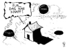 Cartoon: Eurozone (small) by Kostas Koufogiorgos tagged griechenland,spanien,eurozone,einschlag,euro,schulden,krise,wahl,europa,karikatur,kostas,koufogiorgos