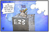 Cartoon: EZB (small) by Kostas Koufogiorgos tagged karikatur,koufogiorgos,illustration,cartoon,griechenland,ezb,europa,zentralbank,bank,bauen,unterstützung,ela,kredit,wirtschaft,politik