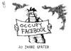 Cartoon: Facebook (small) by Kostas Koufogiorgos tagged facebook,soziales,netzwerk,börse,börsenstart,computer,occupy,demonstrant,zuckerberg,wirtschaft,karikatur,kostas,koufogiorgos