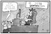 Cartoon: Gamescom 2018 (small) by Kostas Koufogiorgos tagged karikatur,koufogiorgos,illustration,cartoon,gamescom,messe,koeln,computerspiel,nutzer,sucht,internet,medien