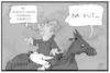 Cartoon: Gemeinsam gegen Corona (small) by Kostas Koufogiorgos tagged karikatur,koufogiorgos,illustration,cartoon,bund,laender,corona,merkel,pferd,vorwärts,einigung,richtung,konträr,uneinigkeit,demokratie,pandemie