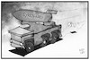 Cartoon: Hilflose UN (small) by Kostas Koufogiorgos tagged karikatur,koufogiorgos,illustration,cartoon,un,vereinte,nationen,anhängsel,machtlos,resolution,rakete,waffen,syrien,angriff,krieg,konflikt