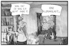 Cartoon: Hitzewelle (small) by Kostas Koufogiorgos tagged karikatur,koufogiorgos,illustration,cartoon,hitzewelle,klimaanlage,eifersucht,paar,mann,frau,wetter,sommer,hitze