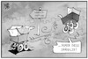 Cartoon: Impfung für Kinder (small) by Kostas Koufogiorgos tagged karikatur,koufogiorgos,illustration,cartoon,impfung,kinder,kinderwagen,drängler