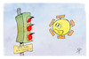 Cartoon: Infektionsschutzgesetz (small) by Kostas Koufogiorgos tagged karikatur,koufogiorgos,illustration,cartoon,ampel,rot,corona,virus,pandemie,infektionsschutzgesetz,stop,halt