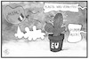 Cartoon: Italiens Haushalt (small) by Kostas Koufogiorgos tagged karikatur,koufogiorgos,illustration,cartoon,eu,italien,haushalt,ballon,plastik,gummi,kaktus,luft,platzen,europa