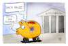 Cartoon: Jens Weidmann (small) by Kostas Koufogiorgos tagged karikatur,koufogiorgos,illustration,cartoon,jens,weidmann,bundesbank,sparschwein,geldpolitik,finanzen