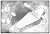 Cartoon: Kampf gegen den rechten Terror (small) by Kostas Koufogiorgos tagged karikatur,koufogiorgos,illustration,cartoon,rechtsterrorismus,extremismus,sarg,dracula,vampir,untot,hitlergruss,nazi,neonazi