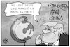 Cartoon: Krieg gegen Huawei (small) by Kostas Koufogiorgos tagged karikatur,koufogiorgos,illustration,cartoon,trump,huawei,globus,land,bildung,telekom,notstand,dekret,erdkunde