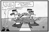 Cartoon: Lobbyismus im Bundestag (small) by Kostas Koufogiorgos tagged karikatur,koufogiorgos,illustration,cartoon,lobbyismus,lobbyisten,bundestag,liste,weihnachten,schleife,christo,verhüllung,reichstag
