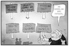Cartoon: Neue Demos (small) by Kostas Koufogiorgos tagged karikatur,koufogiorgos,illustration,cartoon,demo,demonstrant,schild,transparent,corona,leugner,klima,greta,thunberg,neonazi,populist,diktatur,faschismus,islam