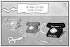 Cartoon: Neuwahlen (small) by Kostas Koufogiorgos tagged karikatur,koufogiorgos,illustration,cartoon,neuwahl,telefon,partei,politk,gruen,schwarz,gelb,fdp,union,gruene