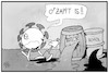 Cartoon: O zapft is! (small) by Kostas Koufogiorgos tagged karikatur,koufogiorgos,illustration,cartoon,oktoberfest,öl,ölpreis,corona,pandemie,ozapftis,lockdown,wirtschaft