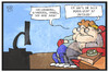 Cartoon: Olympia (small) by Kostas Koufogiorgos tagged karikatur,koufogiorgos,cartoon,illustration,olympia,sport,turnen,toba,turner,fernsehen,kampfgeist,schmerzen,traenen,sportler,ungesund