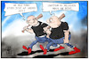 Cartoon: Rechtsextremismus (small) by Kostas Koufogiorgos tagged karikatur,koufogiorgos,illustration,cartoon,rechtsextremismus,feind,neonazi,szene,feindesliste